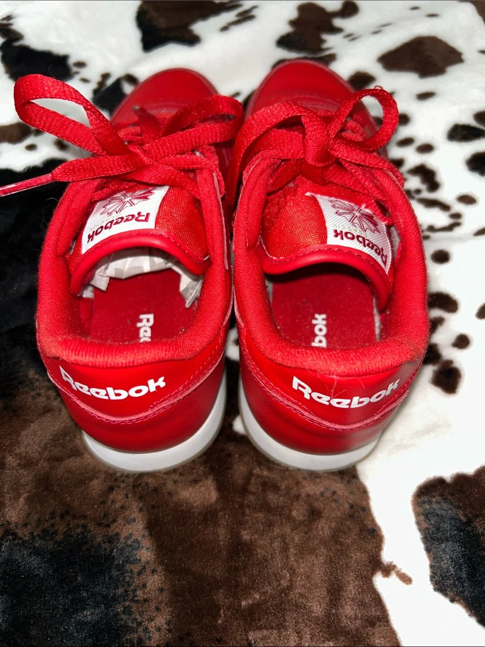 Reebok bold red